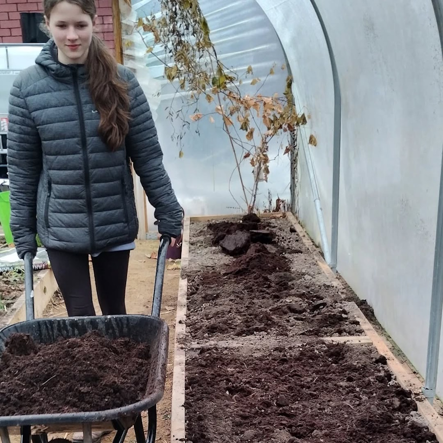 click to see larger image cleared out the polytunnel
