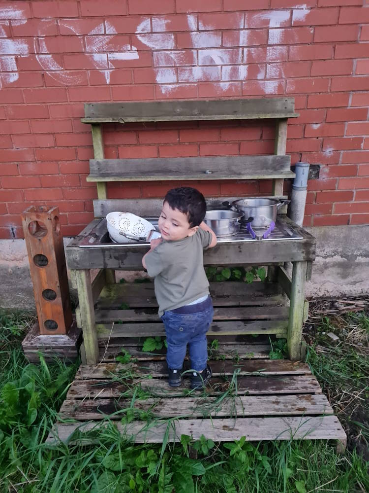 click to see larger image in the garden
