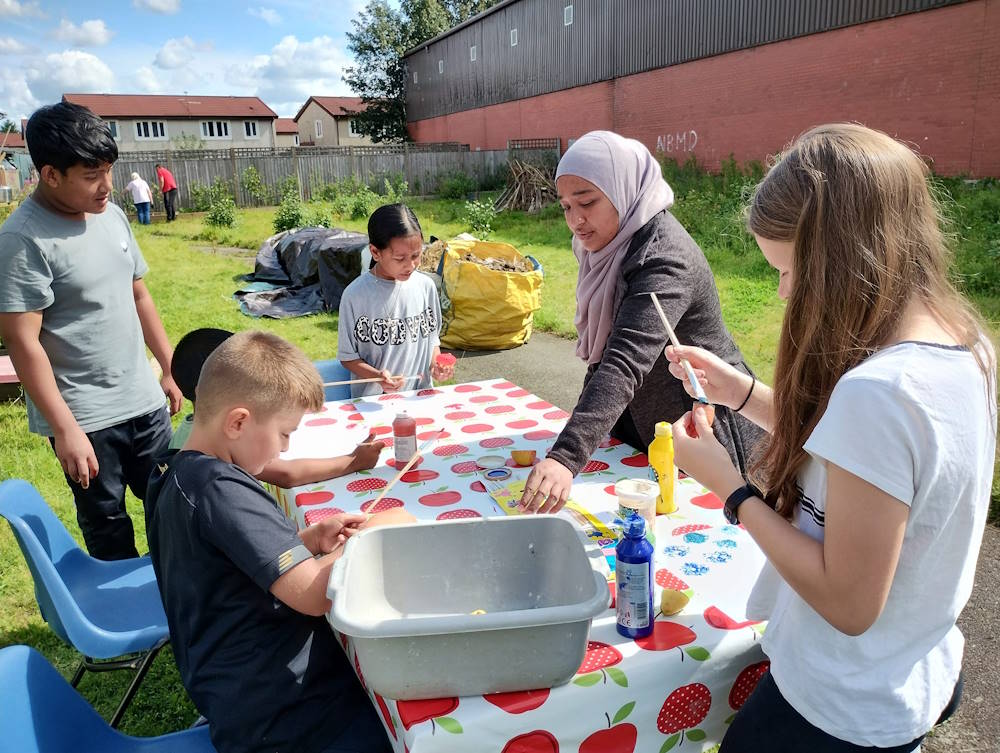 click to see larger image last week of summer activities at the community garden
