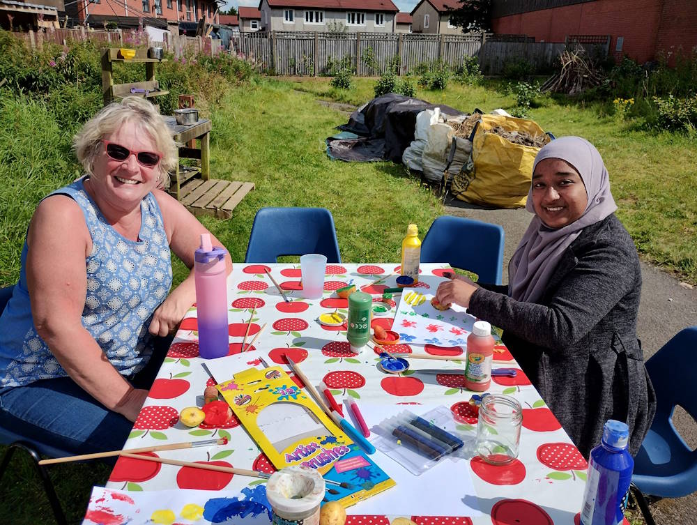 click to see larger image last week of summer activities at the community garden
